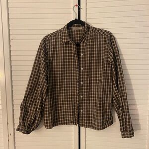 Everlane Plaid Button Down